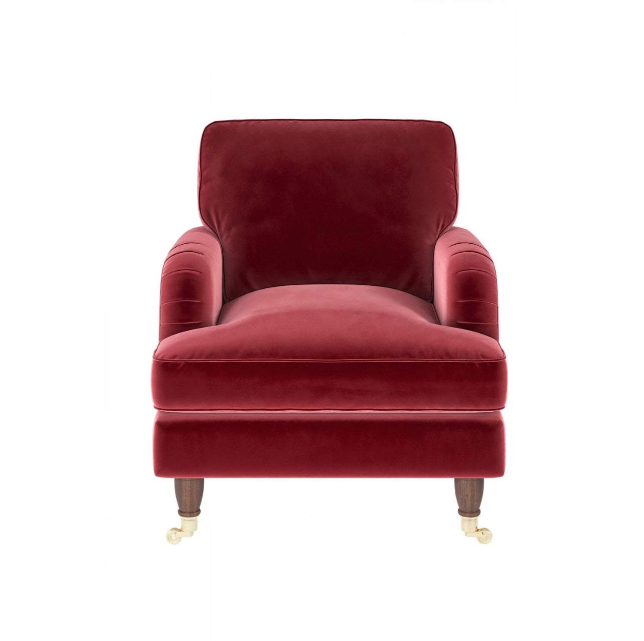 Velvet Armchair Upholstered Accent Chair Plush and Modern