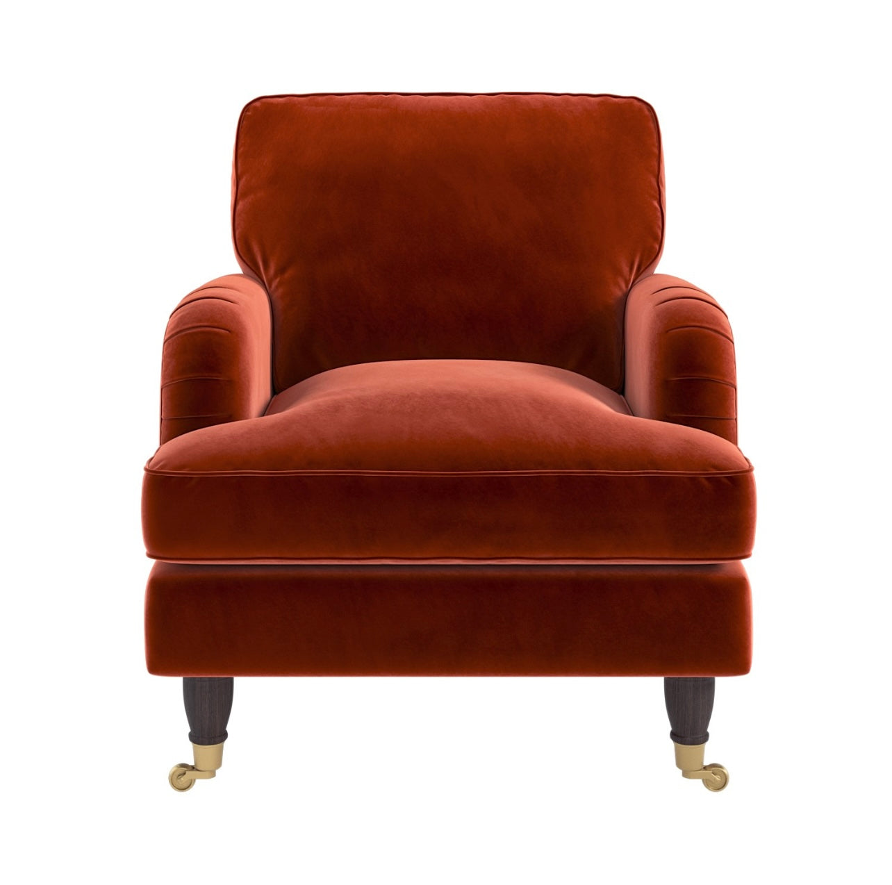 Velvet Armchair Upholstered Accent Chair Plush and Modern