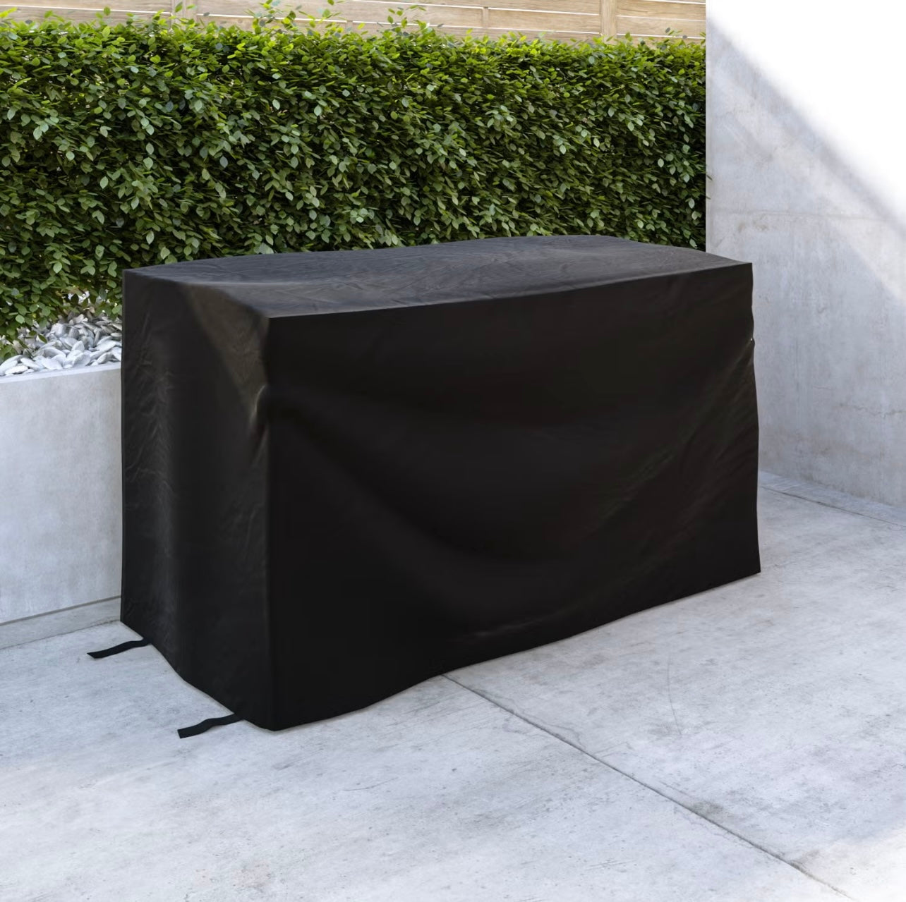 Rattan Cushion Box with Gas Lift Outdoor Patio