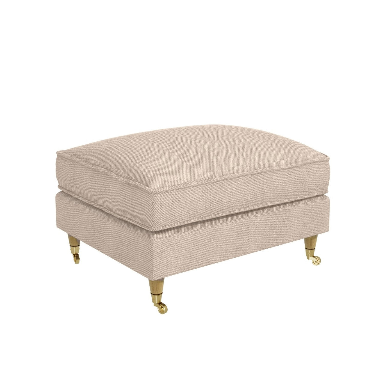 Ottoman Footstool Pouffe Upholstered Soft Stool