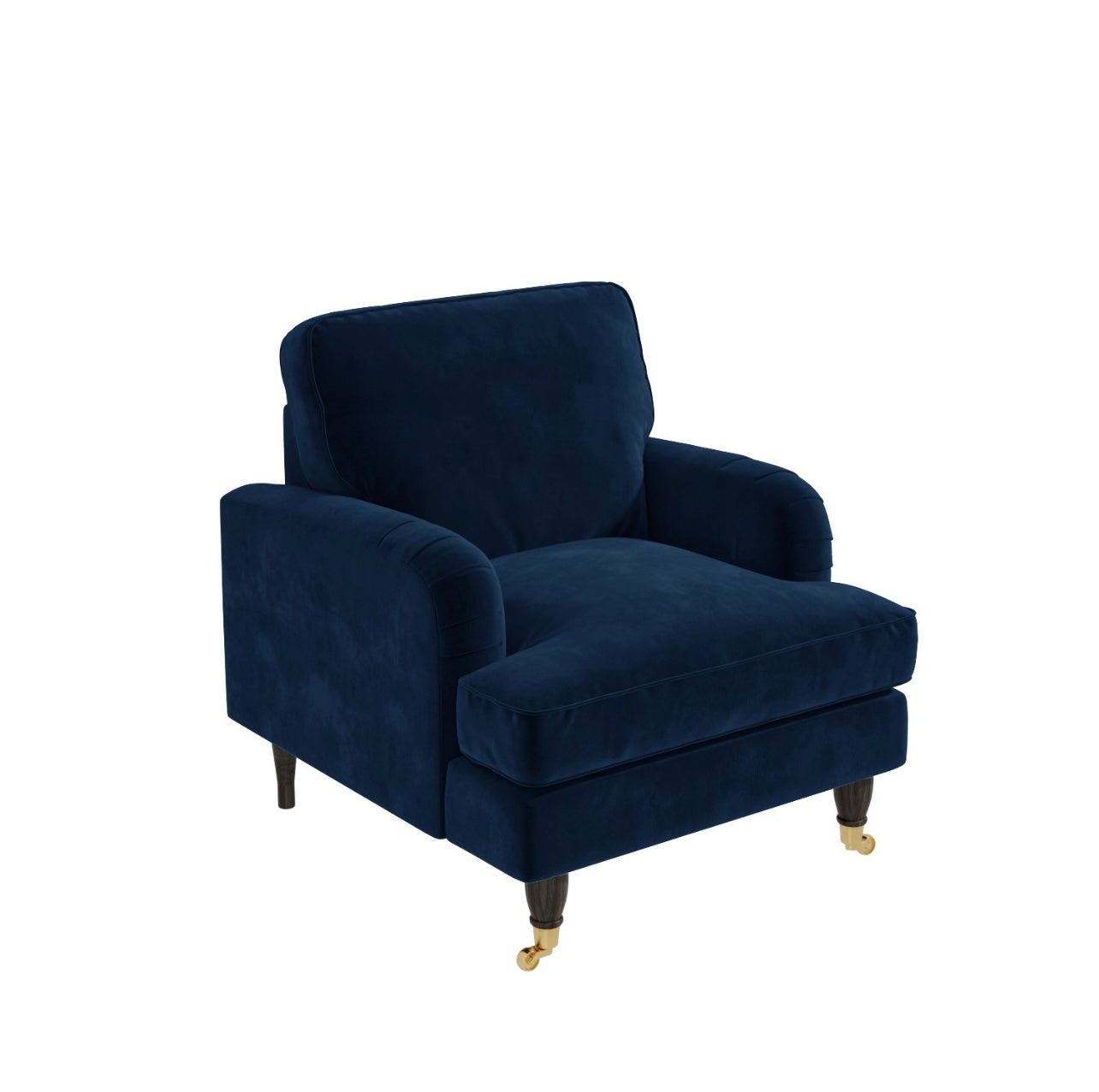 Velvet Armchair Upholstered Accent Chair Plush and Modern