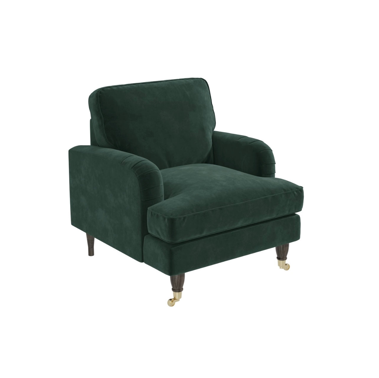Velvet Armchair Upholstered Accent Chair Plush and Modern