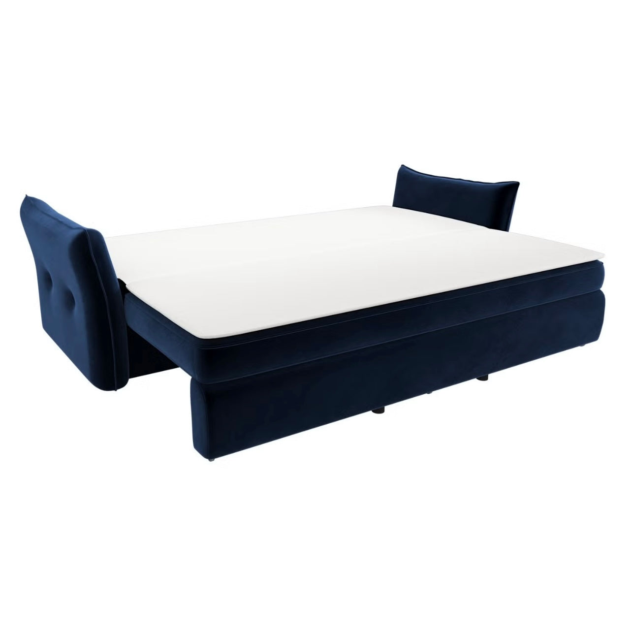 Sofa Bed 3 Seater Velvet Sleeper Sofa with Mattress and Cushions