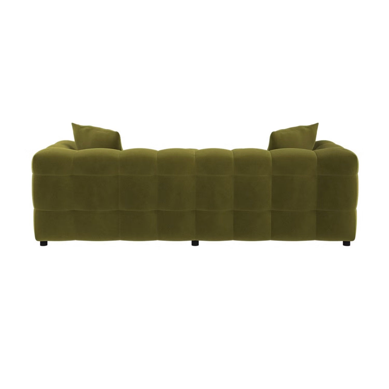 Velvet Sofa 3 Seater Settee Upholstered with Cushions