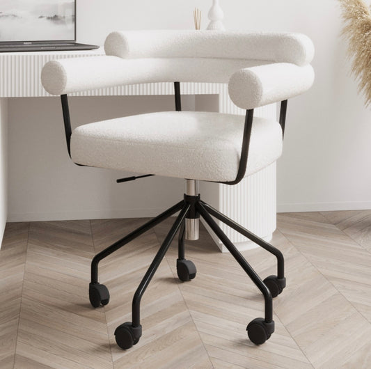 Modern Ergonomic Office Chair Swivel with Armrest and Adjustable
