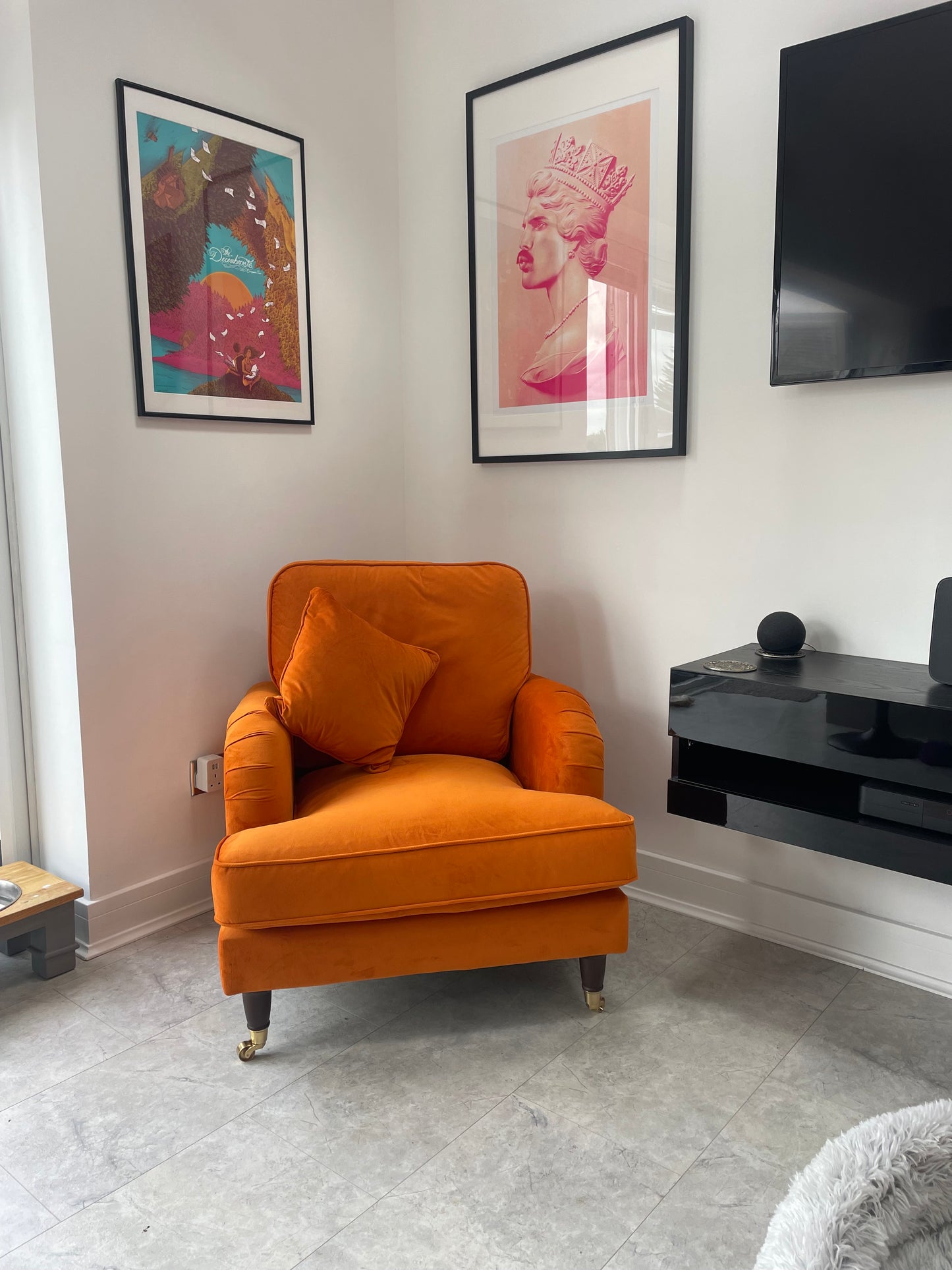 Velvet Armchair Upholstered Accent Chair Plush and Modern