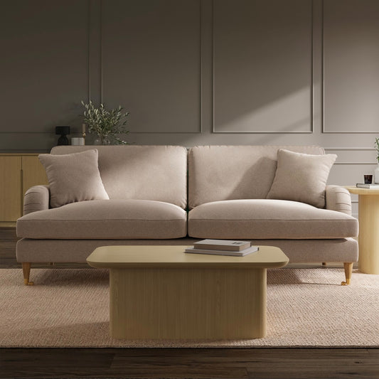 Four Seater Sofa Couch Upholstered with Cushions