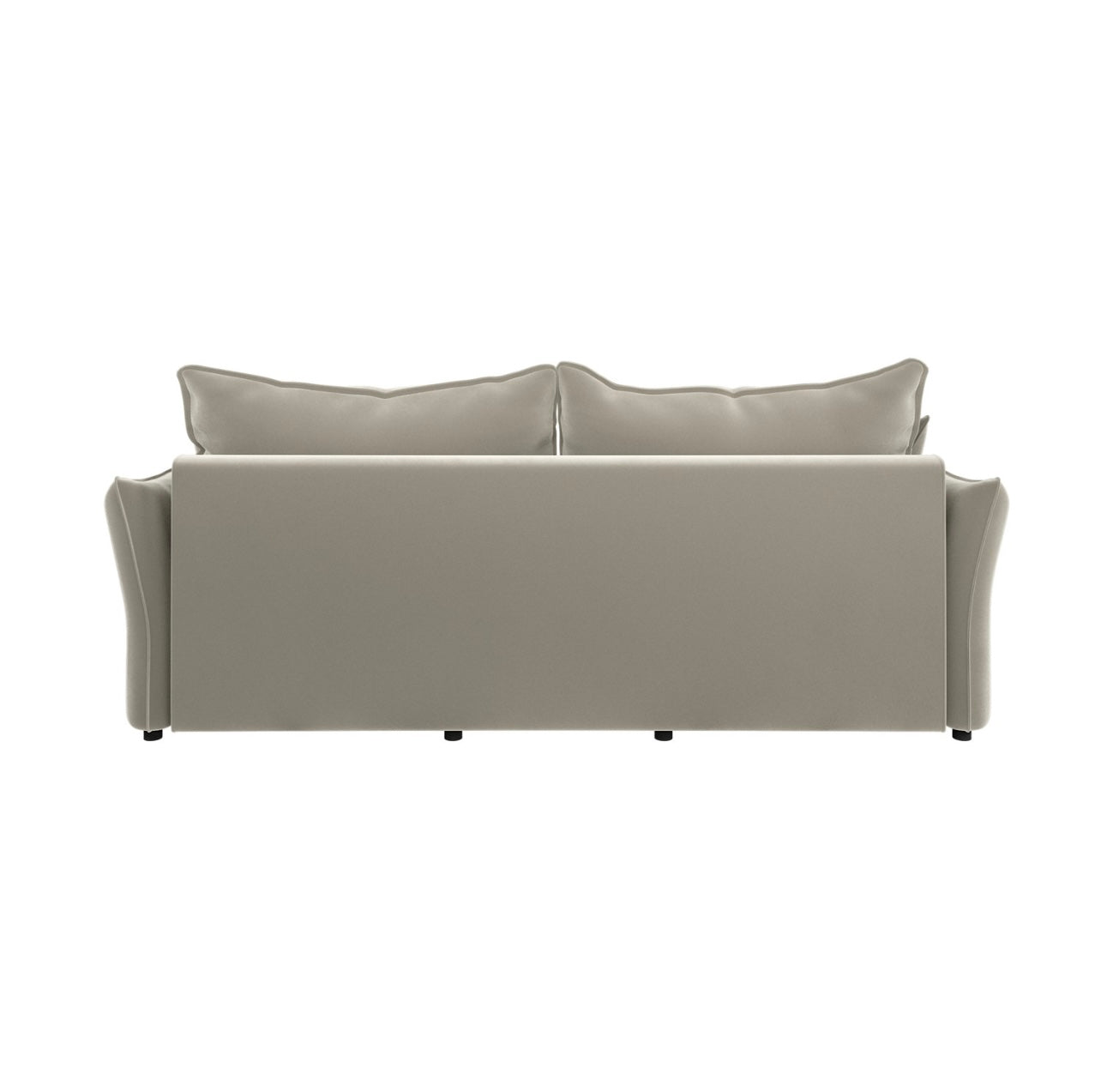 Sofa Bed 3 Seater Velvet Sleeper Sofa with Mattress and Cushions