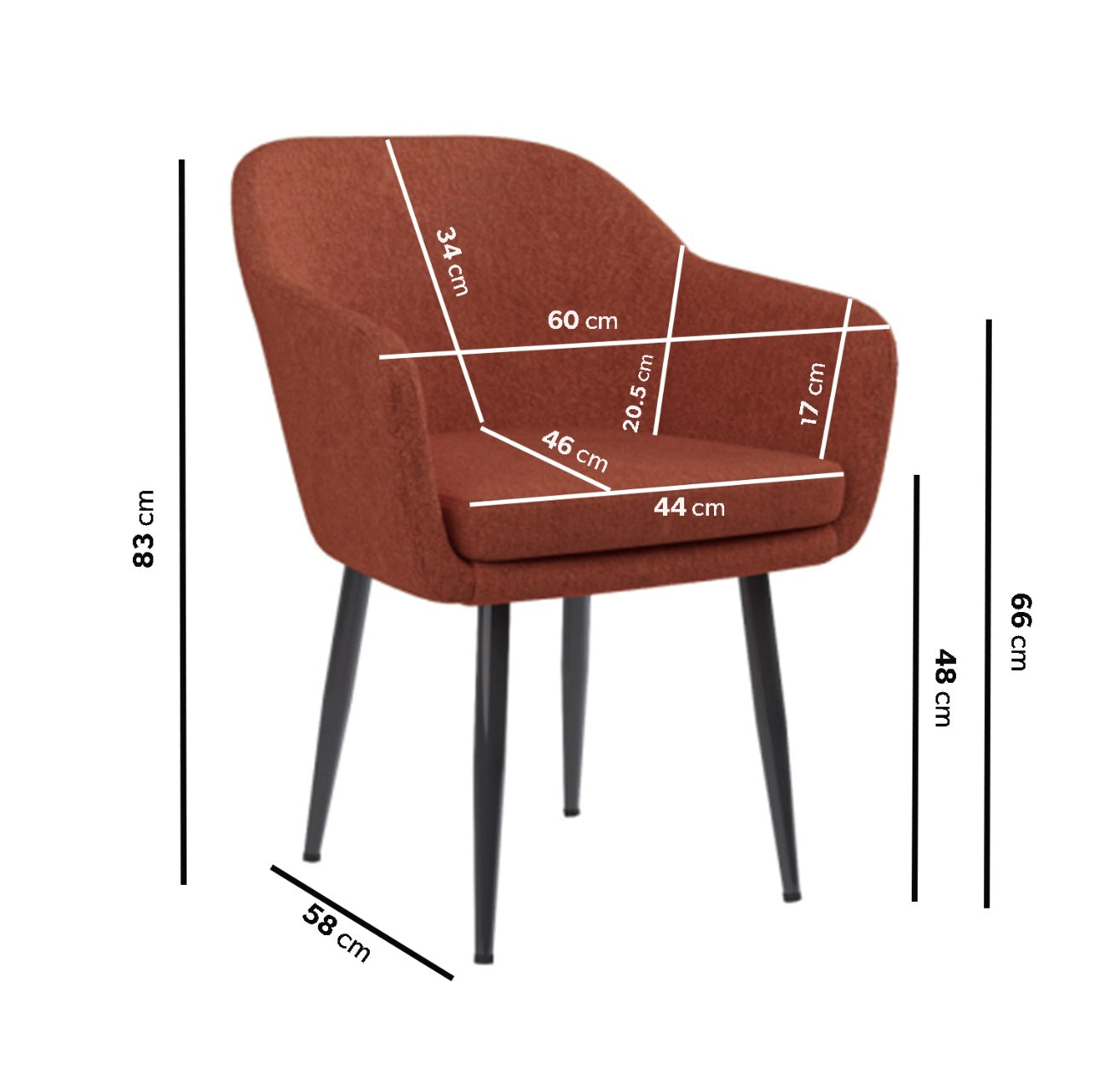 Black Dining Set Oak Table with Four Chairs