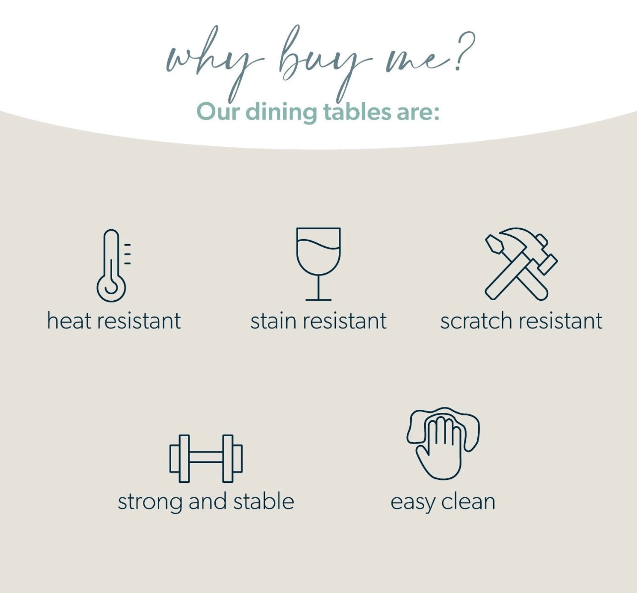 Modern White Dining Table Extendable to Seat 8 Heat Resistant and Scratch Proof