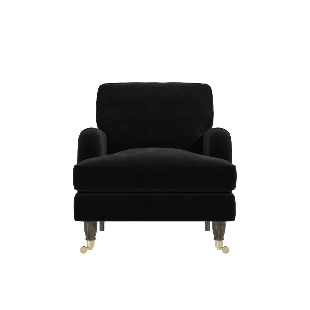 Velvet Armchair Upholstered Accent Chair Plush and Modern