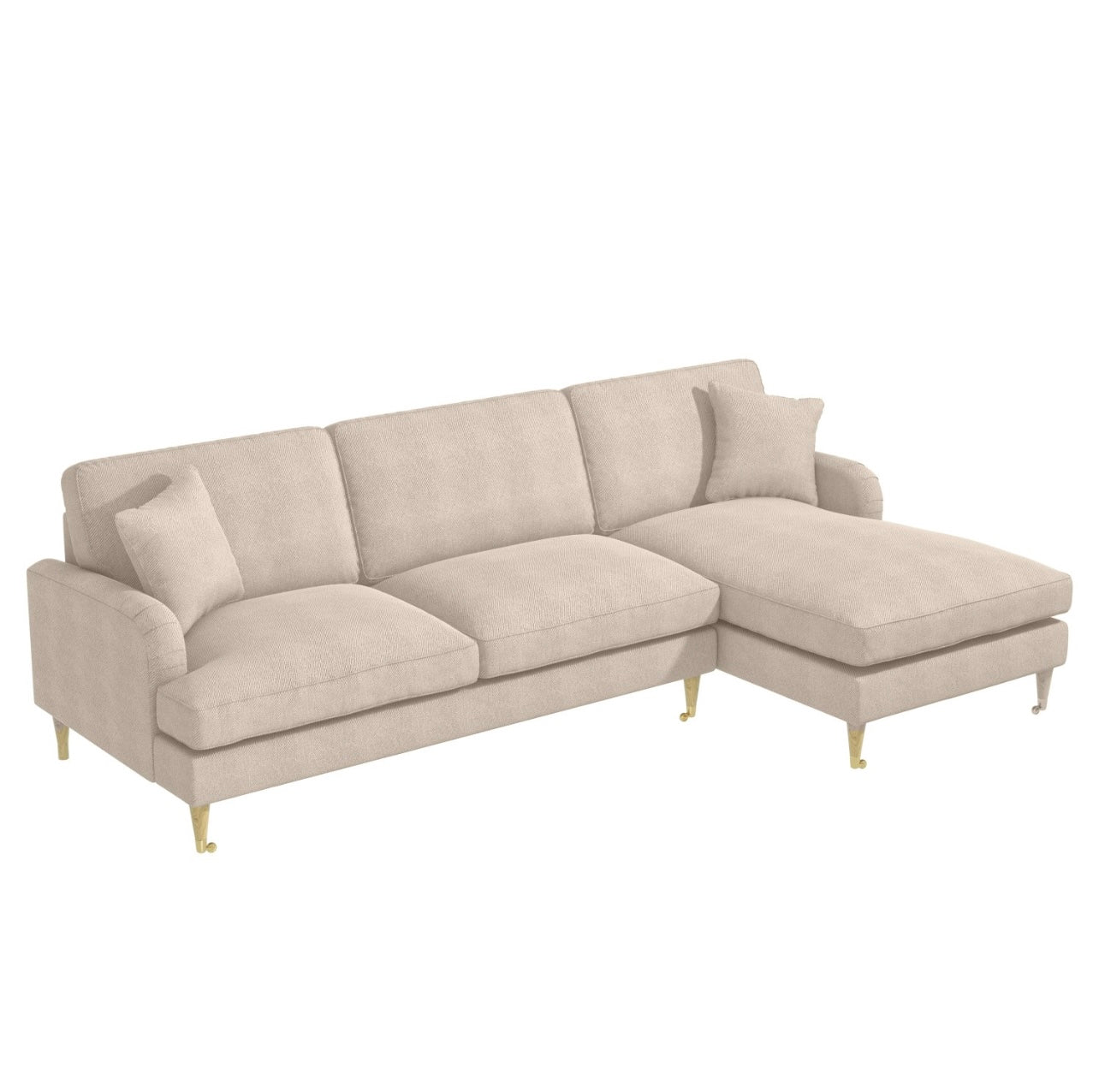 4 Seater Sofa L-Shaped Corner Couch with Cushions