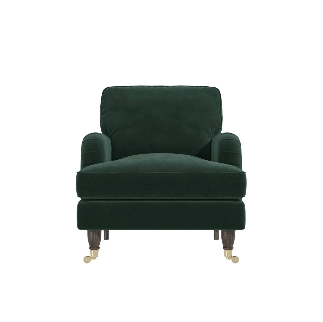 Velvet Armchair Upholstered Accent Chair Plush and Modern