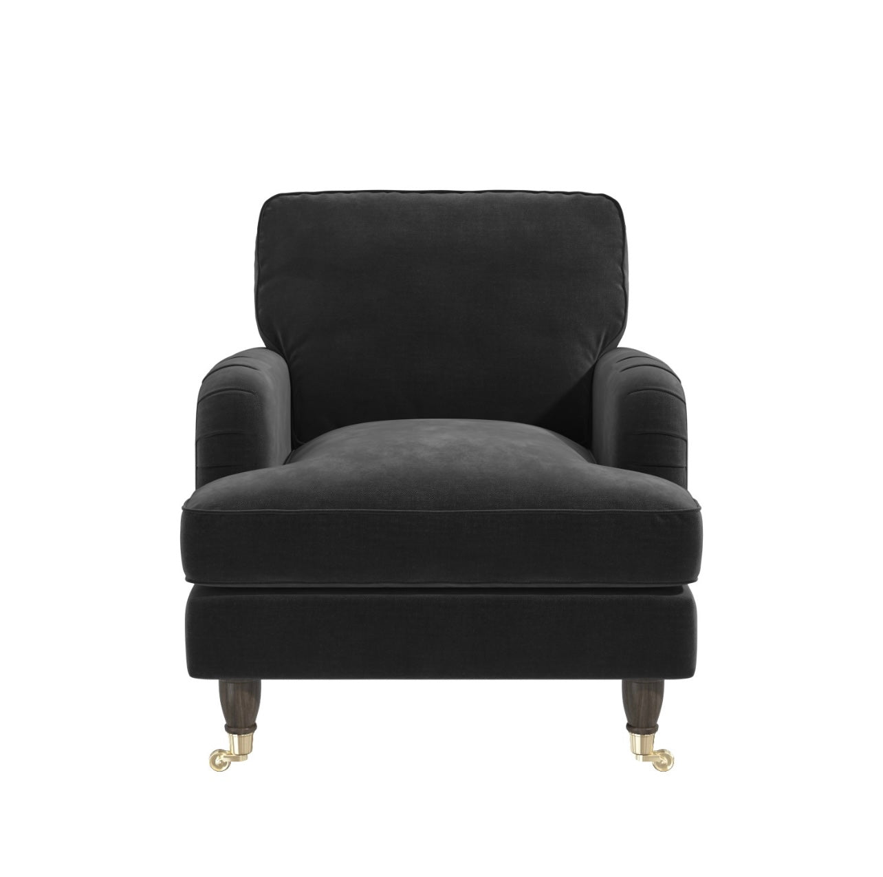 Velvet Armchair Upholstered Accent Chair Plush and Modern