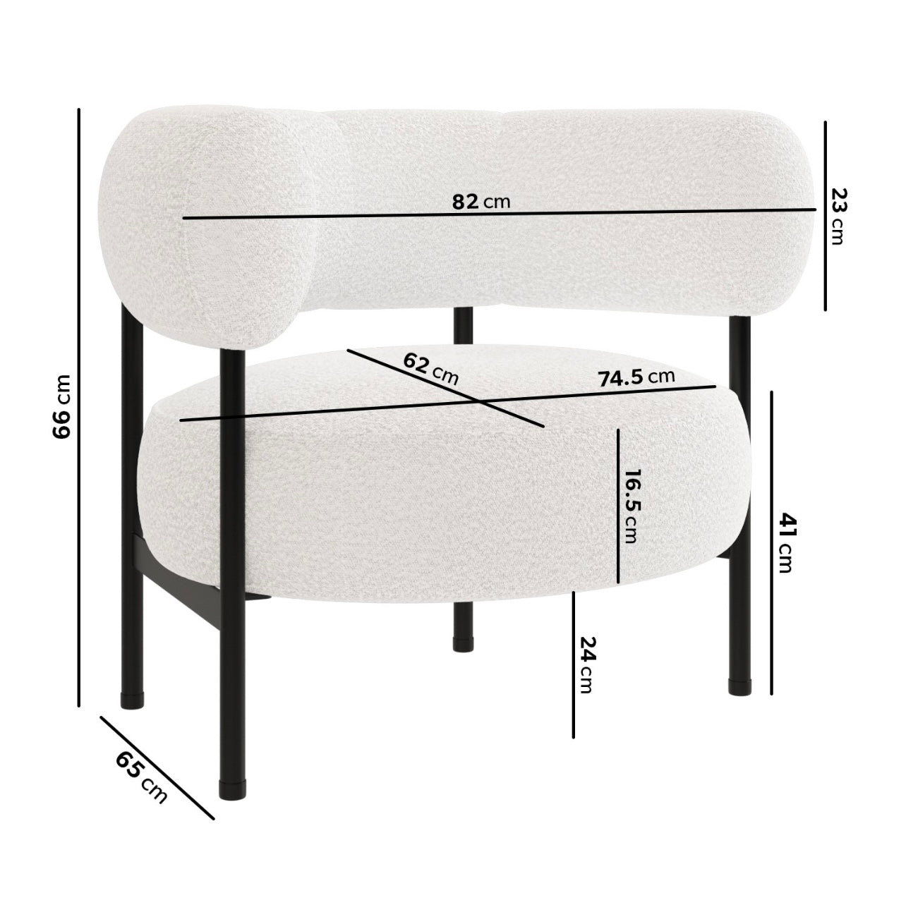 Velvet Armchair Upholstered Accent Chair Modern