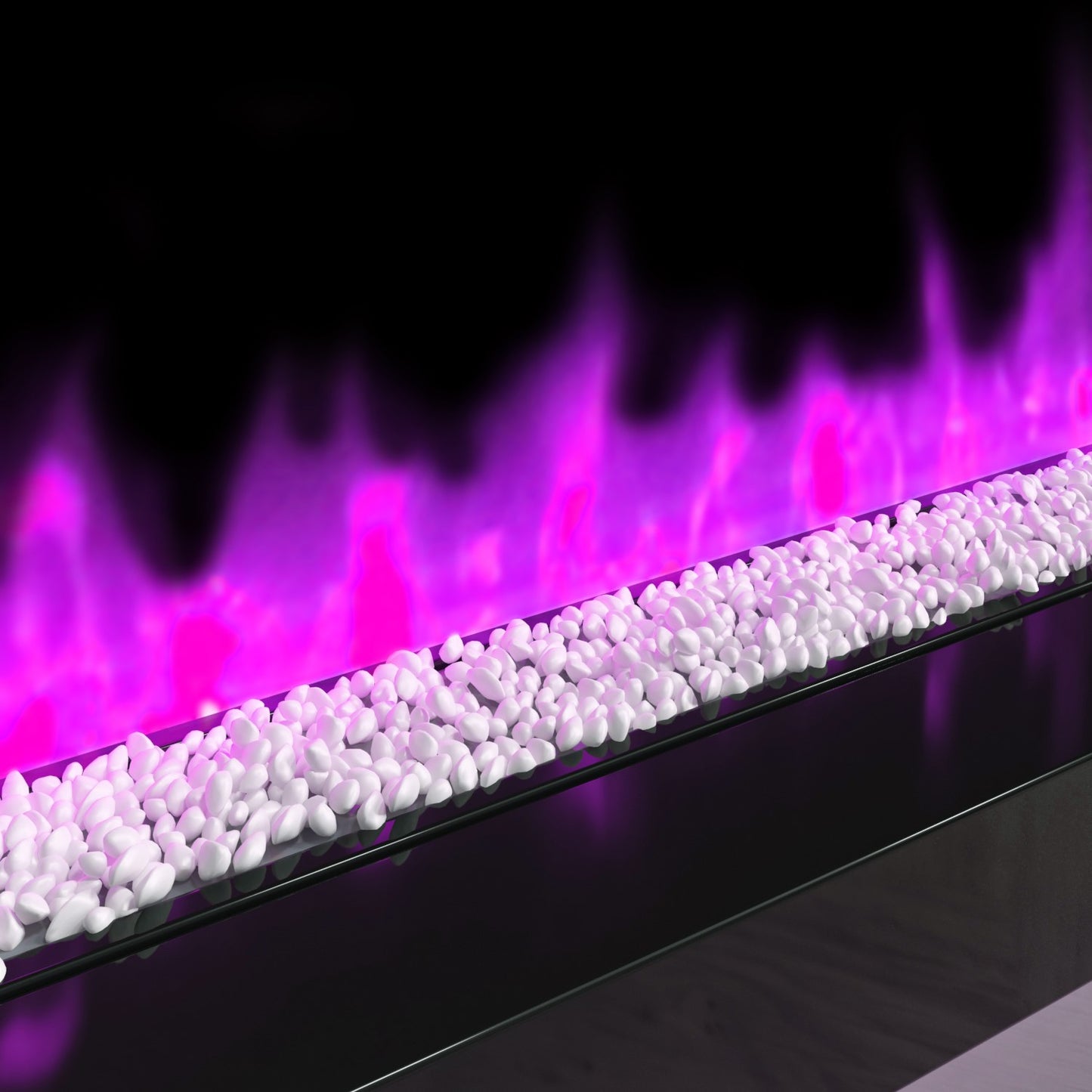 Electric Fireplace LED Flame Freestanding with Remote Control