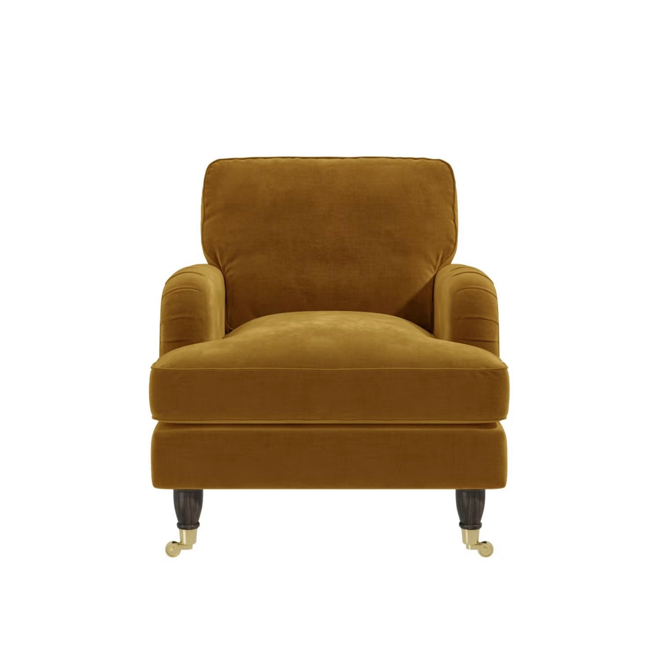 Velvet Armchair Upholstered Accent Chair Plush and Modern