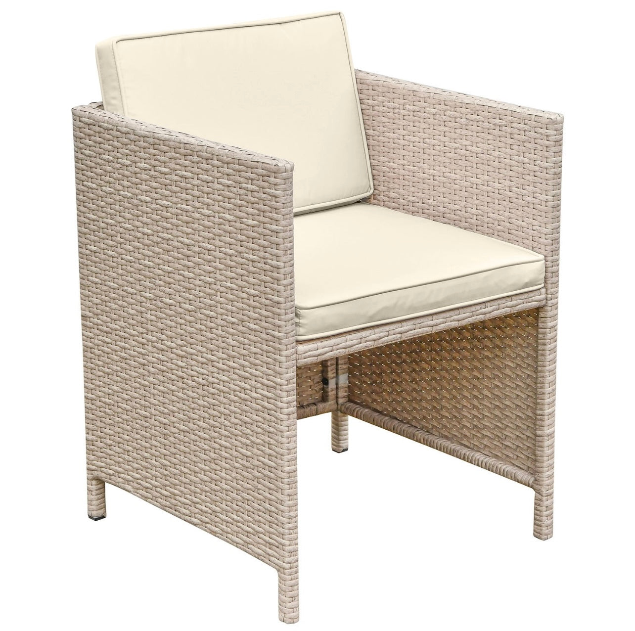 Rattan Garden Dining Set Seats 8 Outdoor Patio