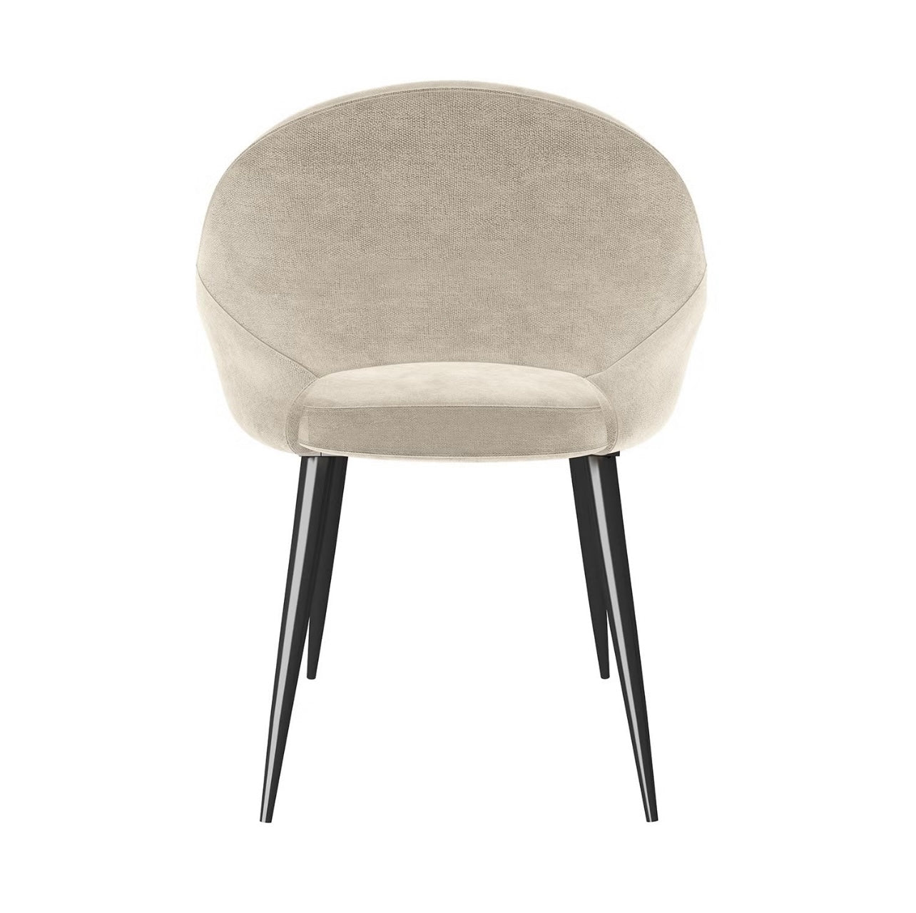 Modern Black Dining Set Table and Four Chairs