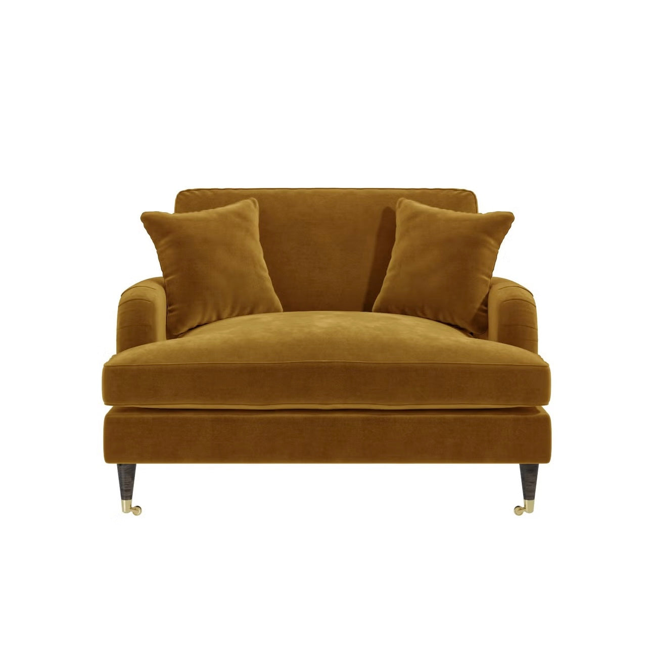 Loveseat Sofa Velvet Couch 2 Seater with Cushions