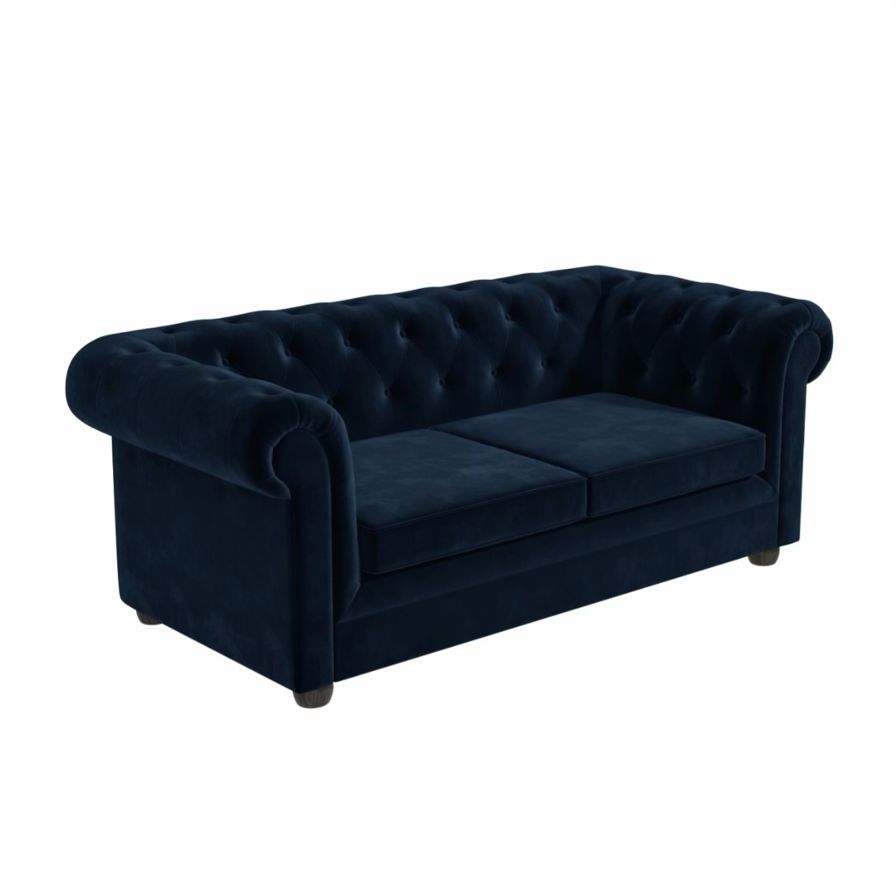 Velvet Sofa Bed 3 Seater Sleeper Sofa with Mattress