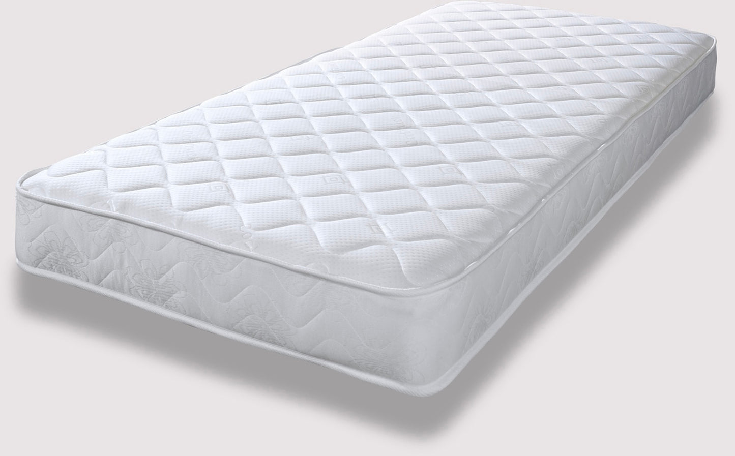 Single White Mattress 3ft Spring Quilted Luxury