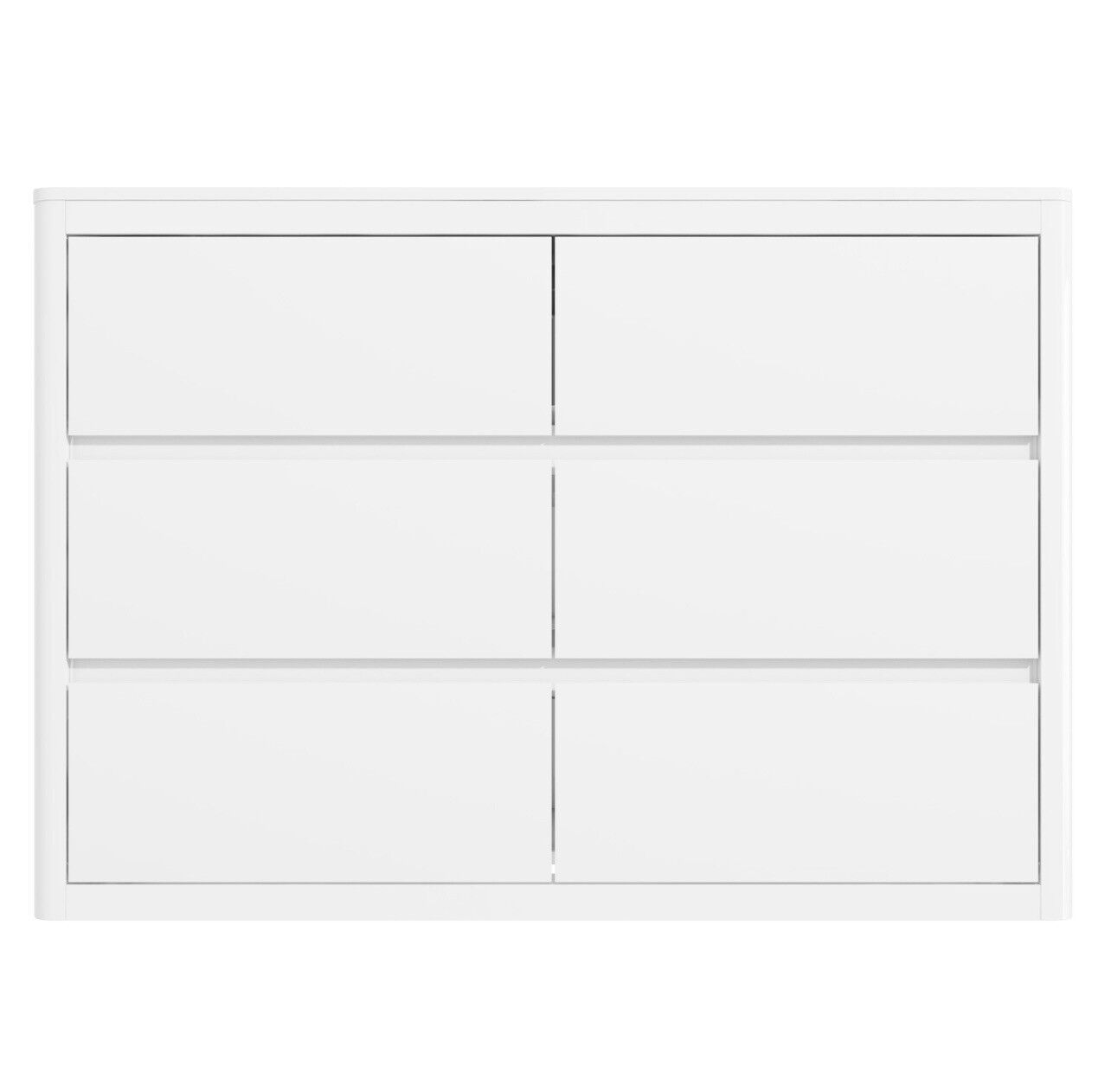Gloss White Chest of Drawers Wooden
