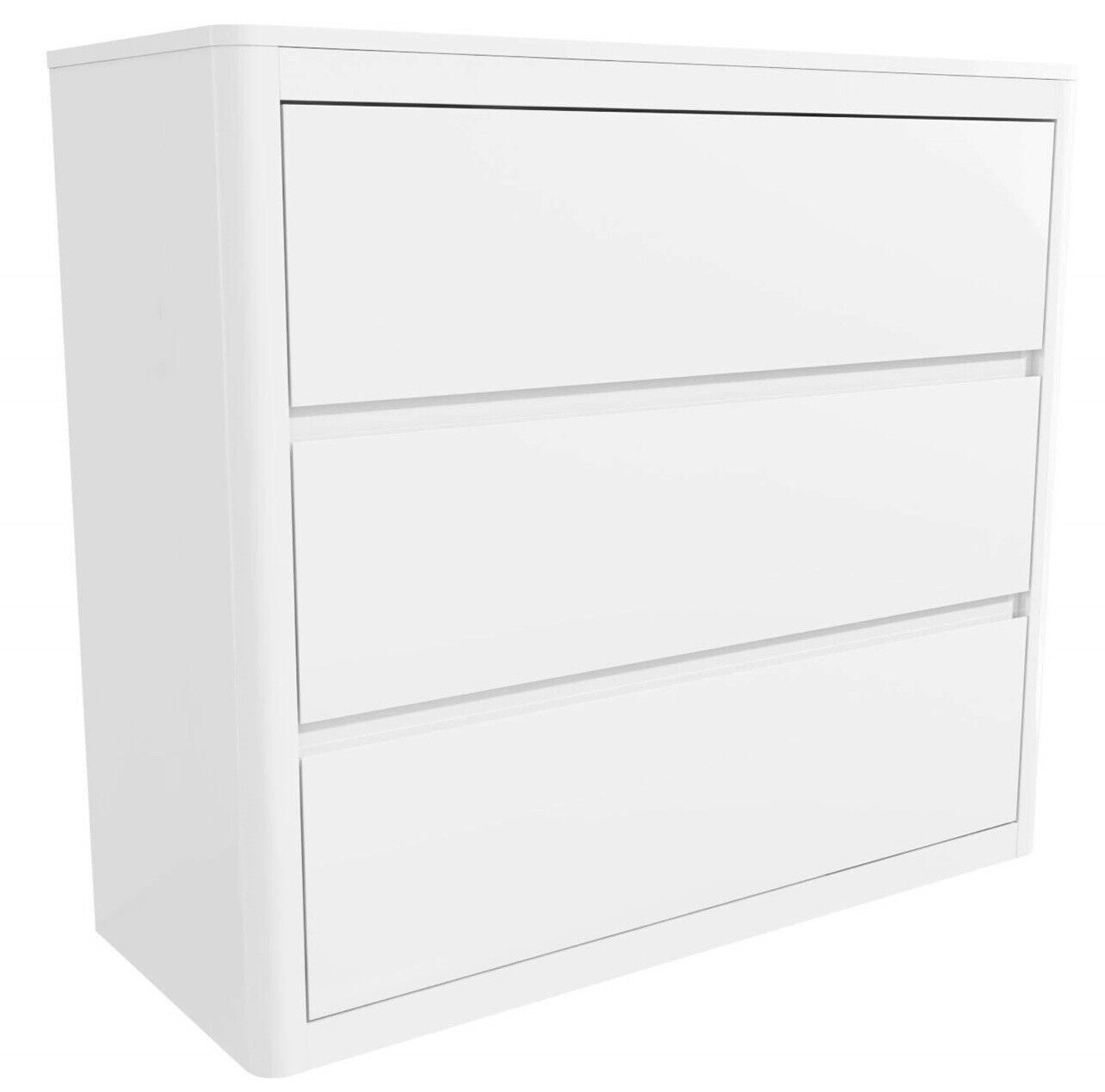 Gloss White Chest of Drawers Wooden