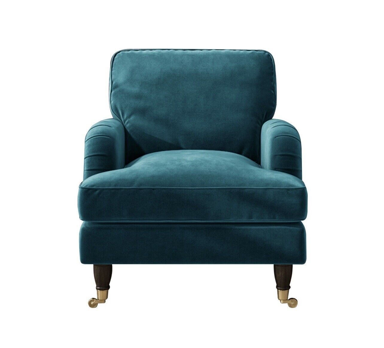 Velvet Armchair Upholstered Accent Chair Plush and Modern