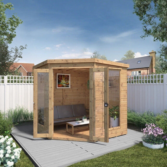 Summerhouse with Double Shatterproof Doors and Lockable