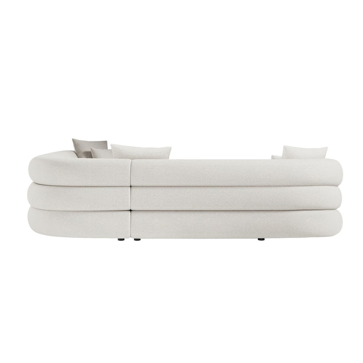 4 Seater Corner Sofa Couch with Scatter Cushions