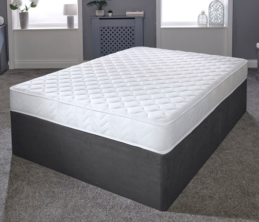 Double White Mattress 4ft 6 Spring Quilted Luxury