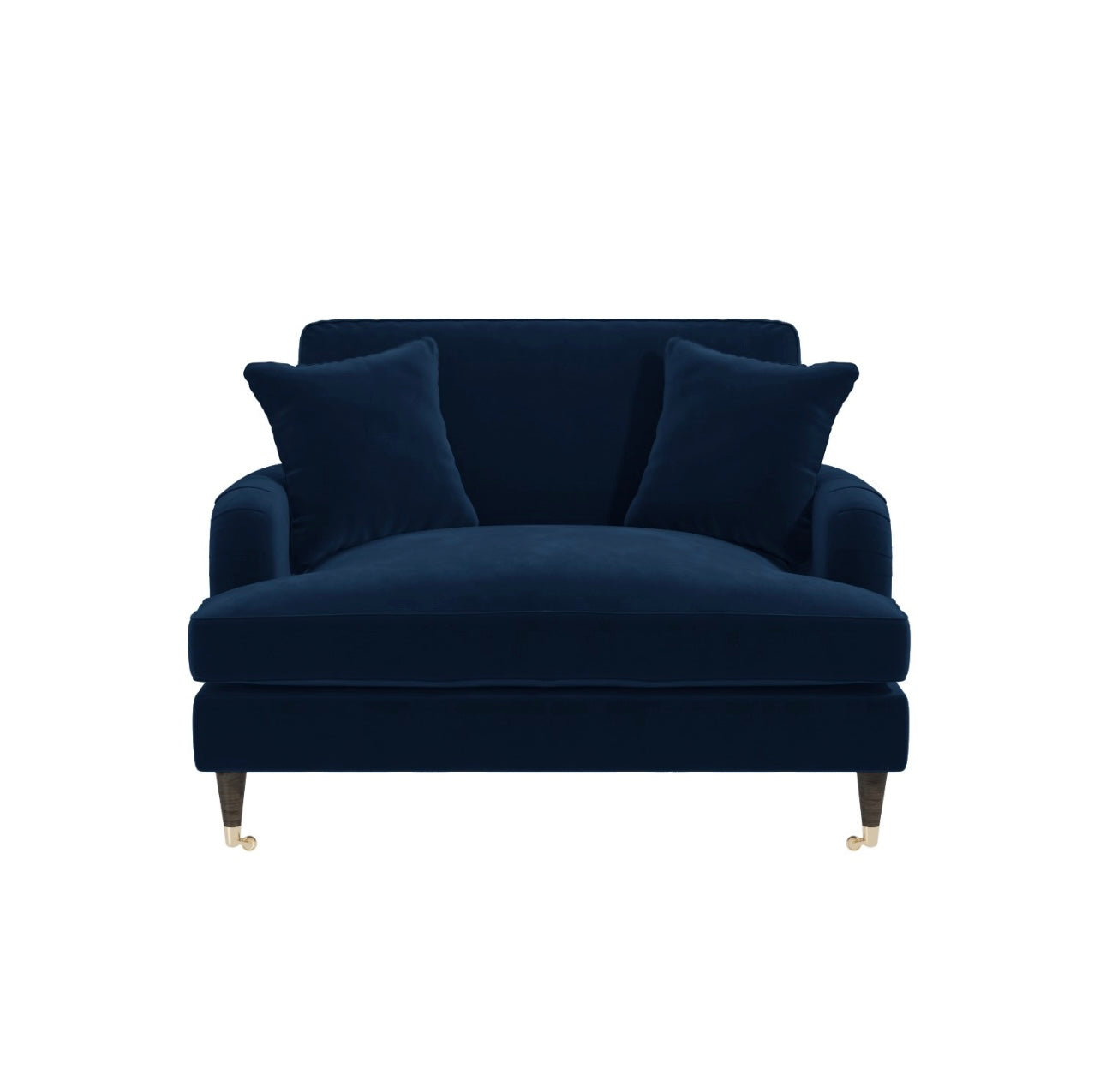 Velvet Loveseat Sofa Couch 2 Seater with Cushions