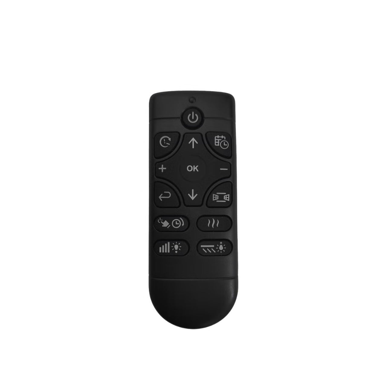 Inset Media Wall Electric Fire with LED Flame and Remote Control