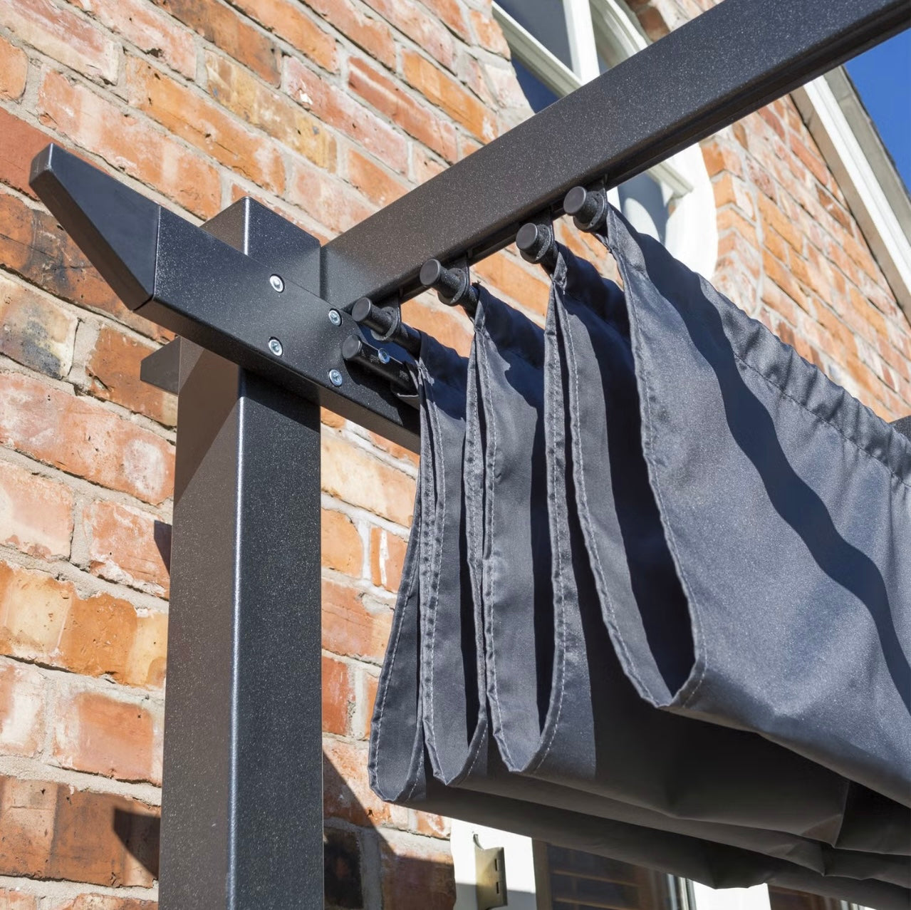 Pergola Canopy with Retractable Roof Garden Outdoor Patio