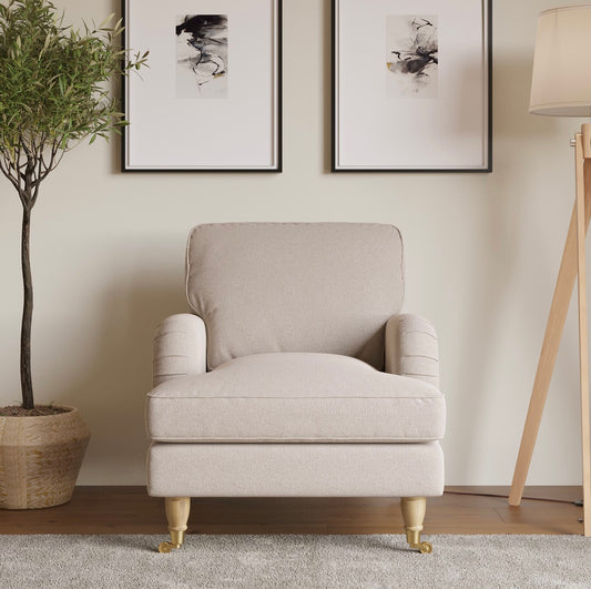 Armchair Upholstered Accent Chair Plush and Modern