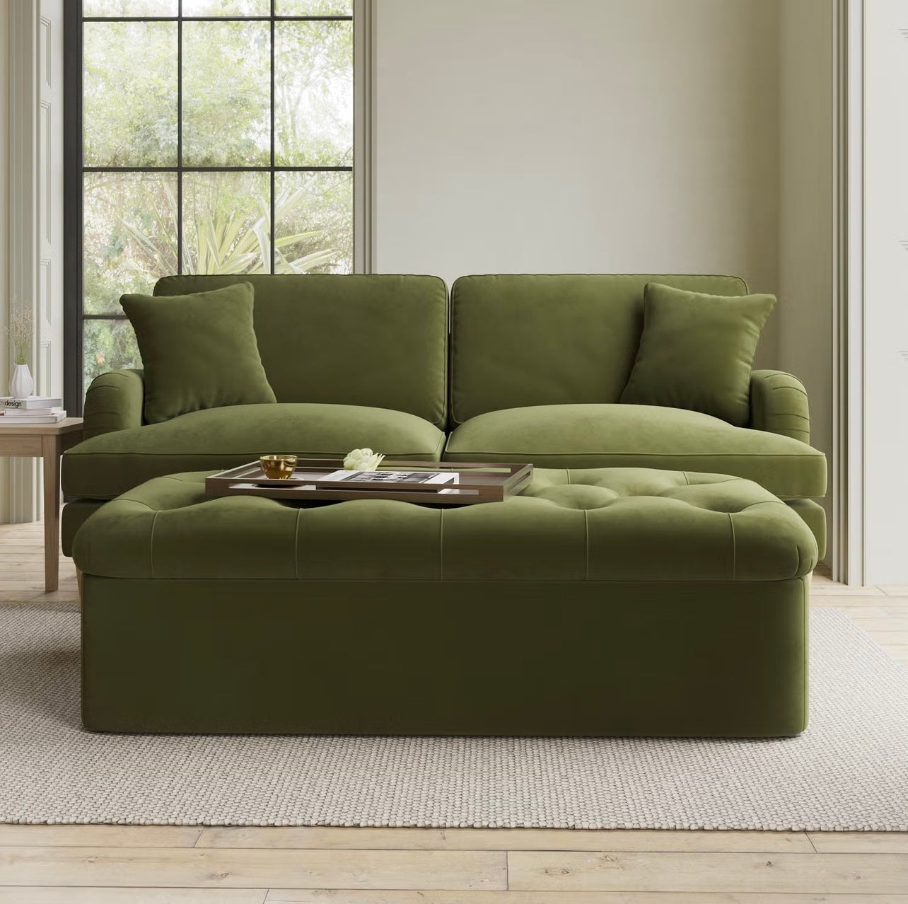 Velvet Single Guest Bed Pull Out Bed with Mattress