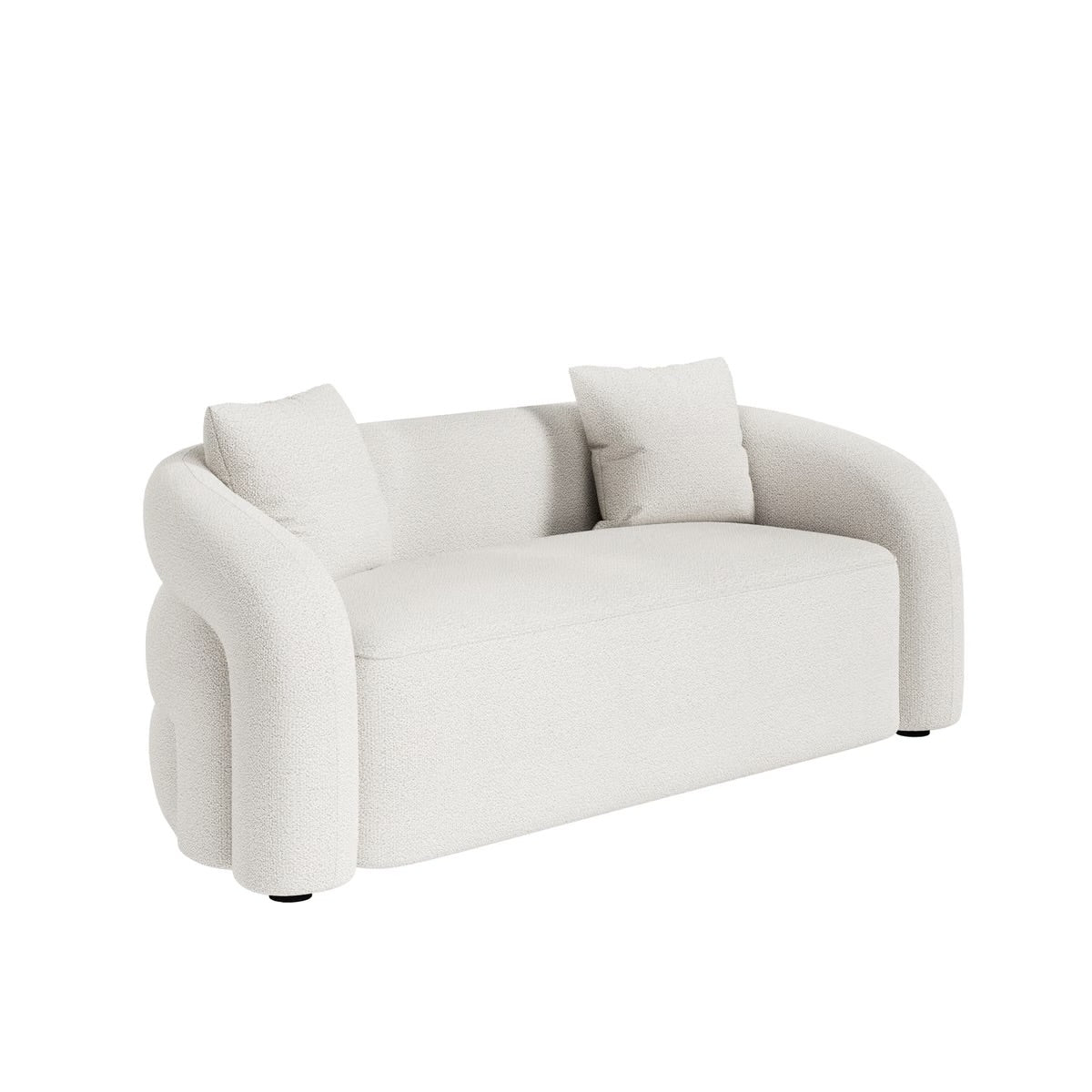 3 Seater Sofa Couch Upholstered with Scatter Cushions