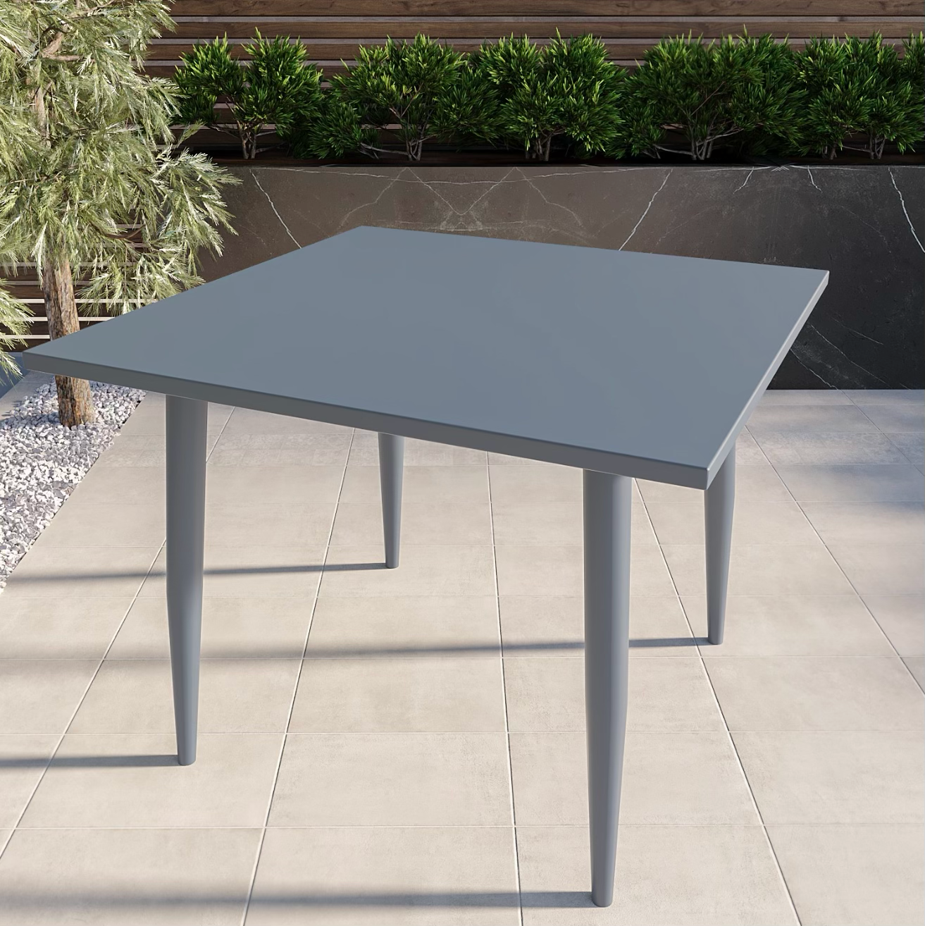 Garden Dining Set 4 Seater Aluminium Outdoor Patio