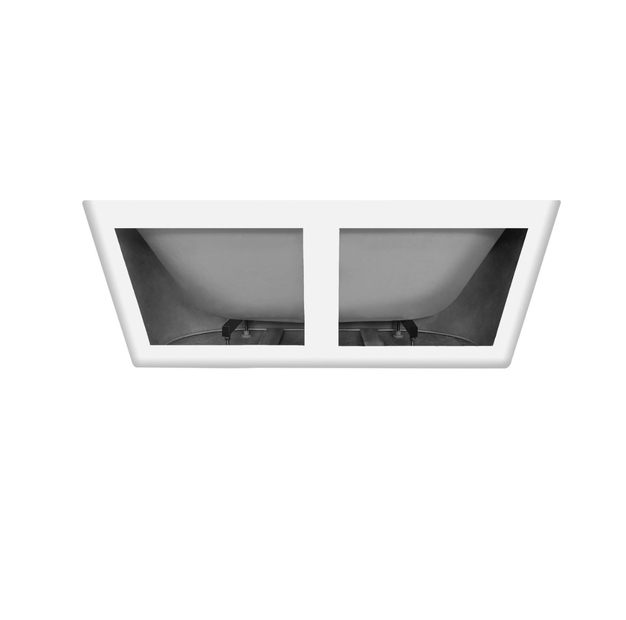 White Double Ended Bath Freestanding Bathtub
