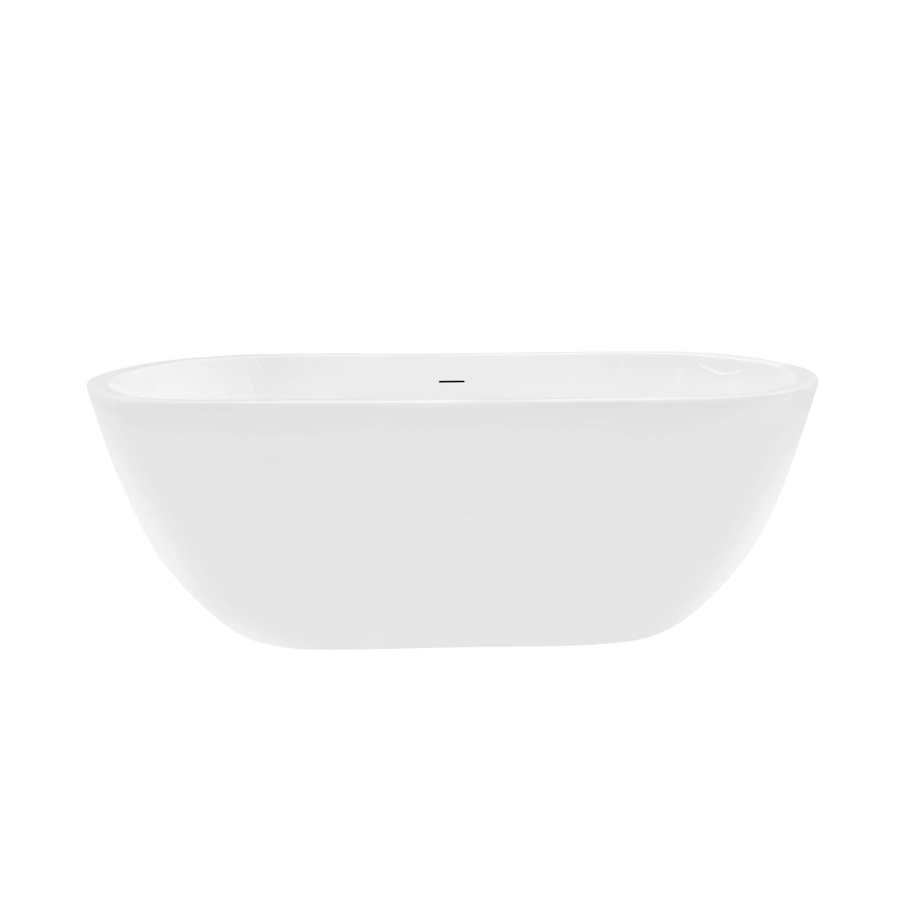 Gloss White Double Ended Bath Modern Freestanding Bathtub
