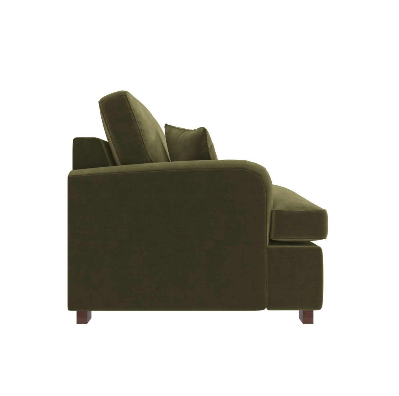 Velvet Sofa Bed 2 Seater Sleeper Sofa with Mattress and Cushions