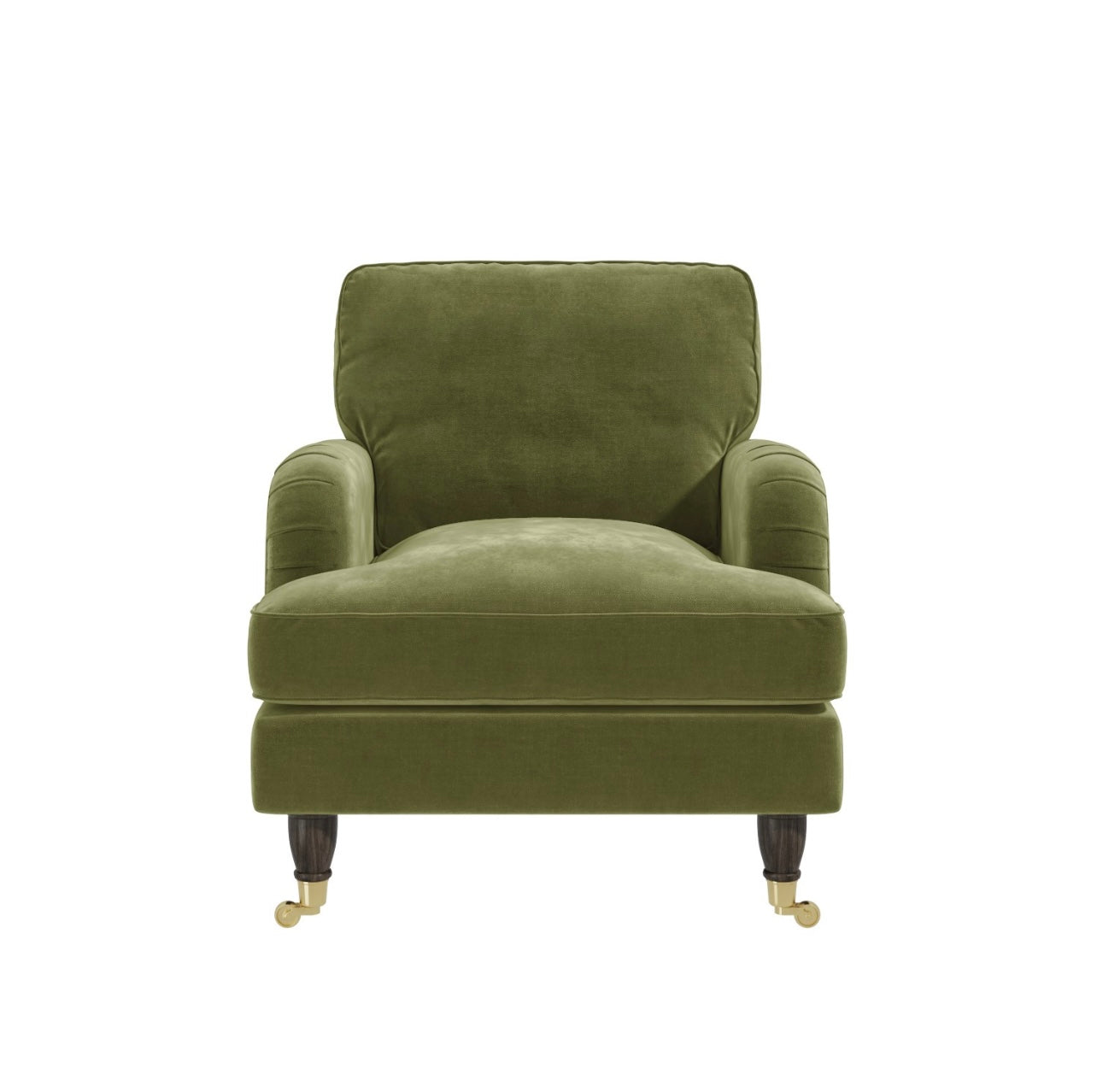 Velvet Armchair Upholstered Accent Chair Plush and Modern