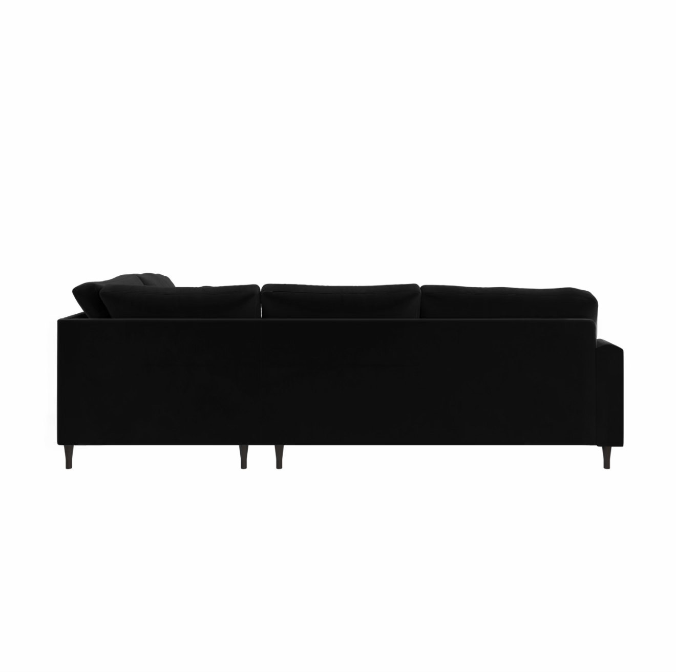 4 Seater Sofa L-Shaped Velvet Corner Couch with Cushions