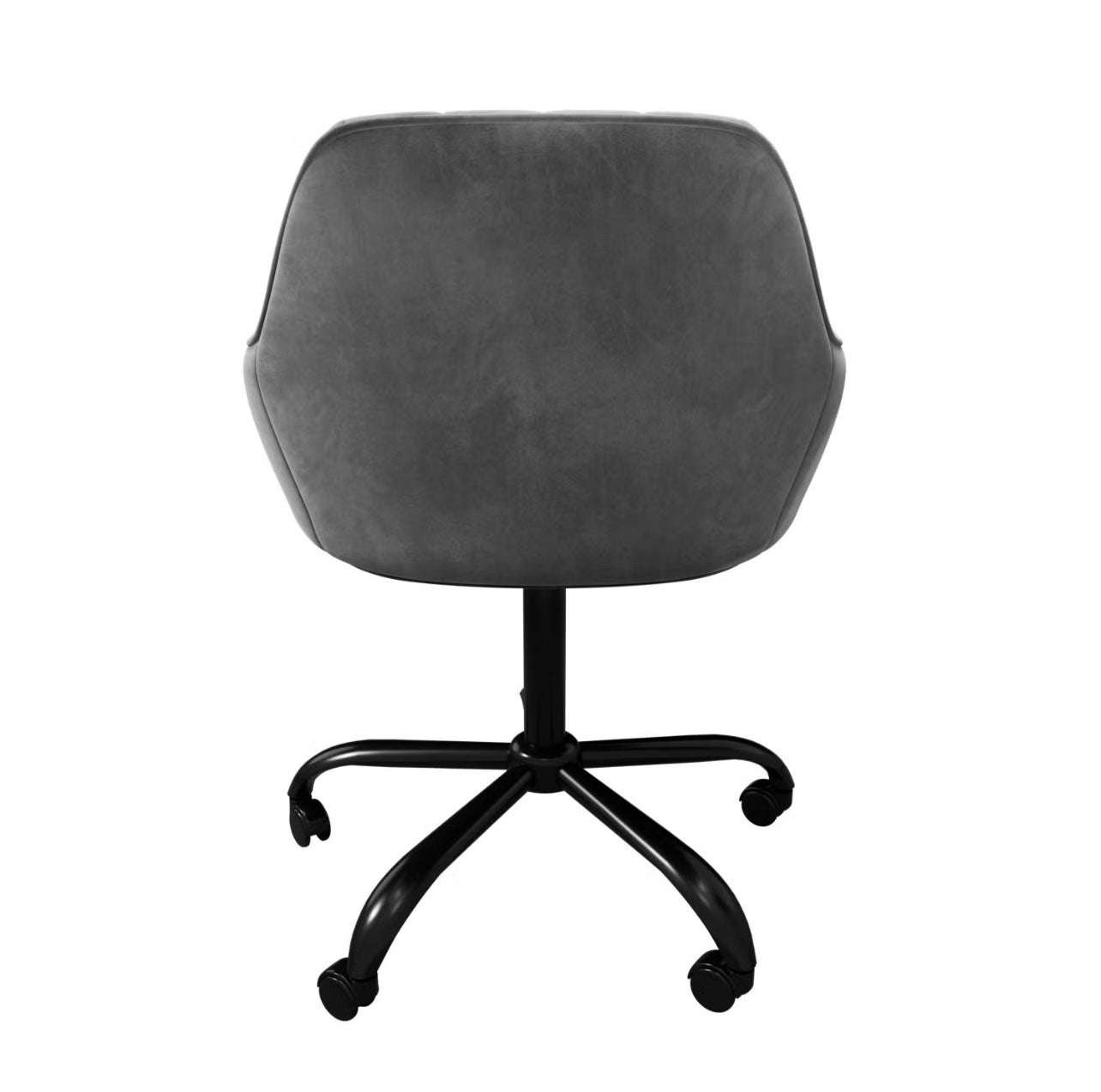 Velvet Office Chair Swivel Armrest Ergonomic Design