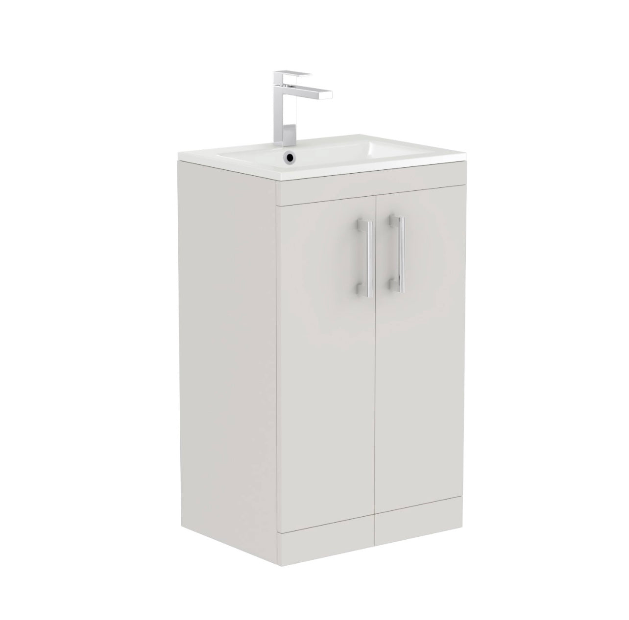 White Vanity Basin Unit Modern Bathroom Ceramic Basin
