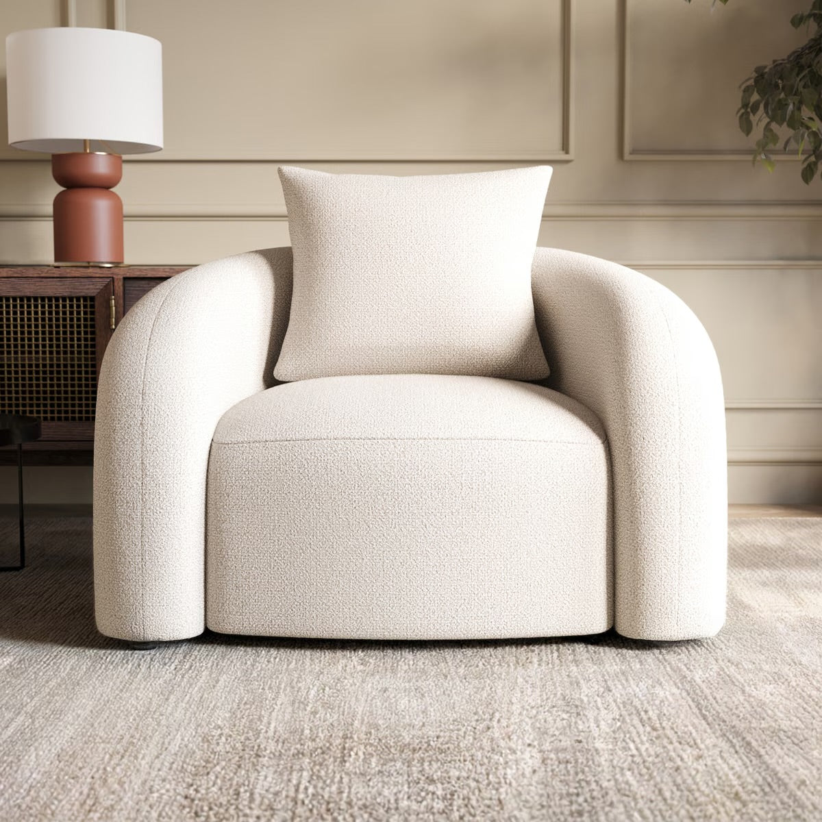 Accent Chair Upholstered Armchair Modern