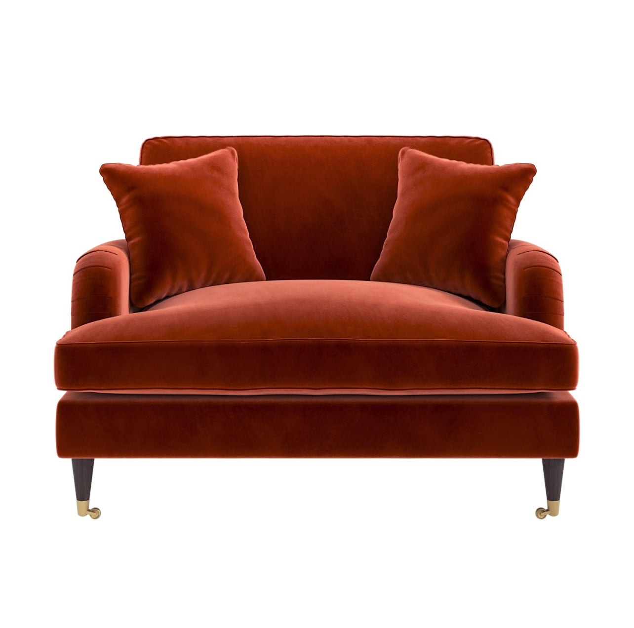 Loveseat Sofa Velvet Couch 2 Seater with Cushions