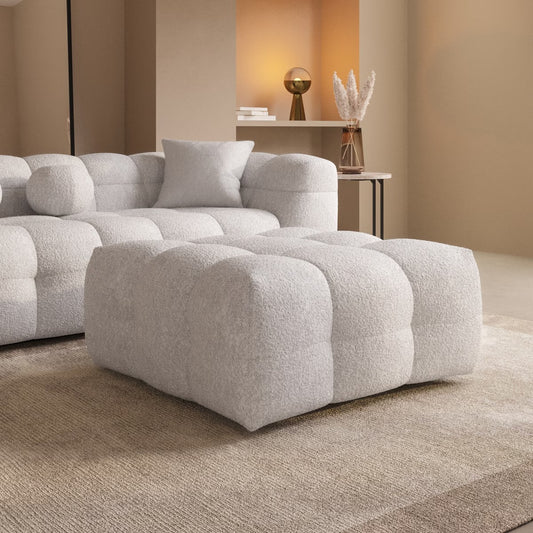 Footstool Ottoman Pouffe Upholstered Stool