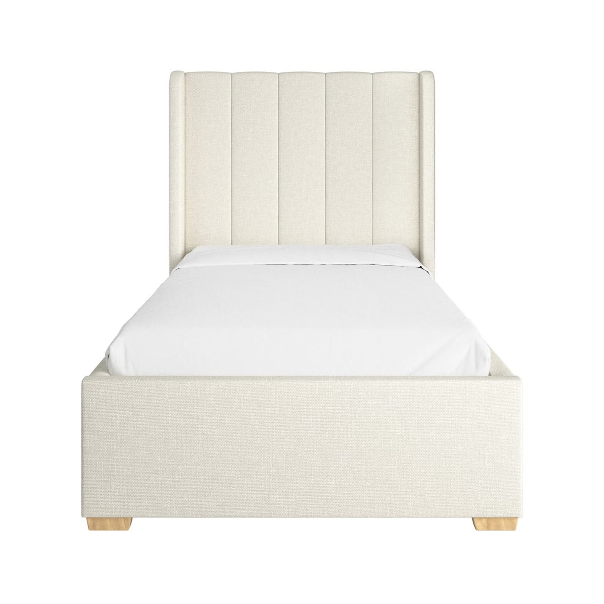 Single Bed Upholstered with Storage Drawer